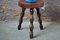 Rustic Wooden Tripod Table, 1950s, Image 3
