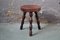 Rustic Wooden Tripod Table, 1950s, Imagen 1