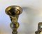 Large Vintage Danish Church Candleholders in Brass, 1950s, Set of 2, Image 5