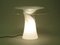 Große Italienische Zweiteilige Mushroom Tischlampe aus Murano Glas von Vistosi, 1960er 9