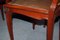 Antike Jugendstil Esszimmerstühle aus Mahagoni & Leder, 4er Set 7