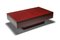 Vintage Red Lacquered Sliding Coffee Table by Jean Claude Mahey, 1980s, Image 4