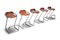 Lec Arcs Barstools by Charlotte Perriand, 1960s, Set of 5, Imagen 2