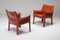 414 CAB Armchairs by Mario Bellini for Cassina, 1982, Set of 4, Image 11