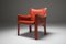 414 CAB Armchairs by Mario Bellini for Cassina, 1982, Set of 4, Image 3