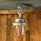 Vintage Industrial Silver Metal and Clear Glass Pendant Lamp, Image 3