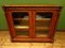 Antique Rosewood Display Cabinet with Velvet Interior, Image 13