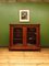 Antique Rosewood Display Cabinet with Velvet Interior 1