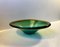 Murano Green & Yellow Centerpiece Dish by Flavio Poli for Seguso, 1960s 5