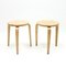 Birch Stools by Gustaf Axel Berg, 1940s, Set of 2 2