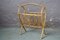 Vintage Rattan Magazine Rack, 1970s, Immagine 1