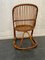 Italian Bamboo and Wicker Lounge Chair, 1960s 4