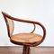 No. 5501 Bentwood Swivel Chair from ZPM Radomsko, 1970s, Image 4