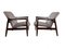 Gray Armchairs Model GFM-64 by Edmund Homa for Gościcińskie Fabryki Mebli, 1960s, Set of 2, Image 7