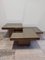 Coffee Tables by Willy Rizzo, Italy, 1970s, Set of 3 1