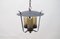 Lampe à Suspension Mid-Century en Cuivre et Verre Cylindrique Satiné, 1950s 11