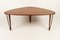 Danish Triangular Teak Coffee Table from BC Møbler, 1950s, Image 1