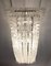 Murano Kronleuchter mit 292 Klarglas Prismenglas, 1982 17