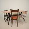 Mid-Century Italian Black and Cherry Dining Table in the Style of Ico Parisi, 1954, Image 9