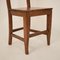 19th Century Italian Biedermeier Brown Elm and Walnut Wabi Sabi Side Chair, 1820s 14