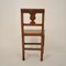 19th Century Italian Biedermeier Brown Elm and Walnut Wabi Sabi Side Chair, 1820s, Image 11