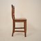 19th Century Italian Biedermeier Brown Elm and Walnut Wabi Sabi Side Chair, 1820s 5