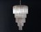 Murano Chandelier with 111 Transparent Quadriedri Glass, 1982, Imagen 3