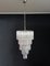 Murano Chandelier with 111 Transparent Quadriedri Glass, 1982 5