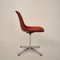 Sedia Mid-Century imbottita rossa con piedistallo di Charles & Ray Eames per Vitra & Herman Miller, anni '70, Immagine 11