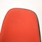 Sedia Mid-Century imbottita rossa con piedistallo di Charles & Ray Eames per Vitra & Herman Miller, anni '70, Immagine 5