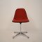 Mid-Century Padded Red Side or Pedestal Chair by Charles & Ray Eames for Vitra & Herman Miller, 1970s 18