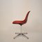 Sedia Mid-Century imbottita rossa con piedistallo di Charles & Ray Eames per Vitra & Herman Miller, anni '70, Immagine 10