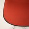 Silla Pedestal o auxiliar Mid-Century acolchada roja de Charles & Ray Eames para Vitra & Herman Miller, años 70, Imagen 17