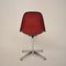 Mid-Century Padded Red Side or Pedestal Chair by Charles & Ray Eames for Vitra & Herman Miller, 1970s 12