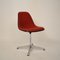 Mid-Century Padded Red Side or Pedestal Chair by Charles & Ray Eames for Vitra & Herman Miller, 1970s 3