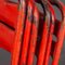 Chaises de Salle à Manger Vintage en Métal Rouge de Tolix, France, 1950s, Set de 6 11