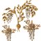 Gilt Metal Palm Tree Sconces in the Style of Maison Jansen by Hans Kögl, 1960s, Set of 2, Image 12