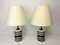 Large Black and White Ceramic Table Lamps, 1980s, Set of 2, Image 10