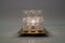 Deckenlampen aus strukturiertem Glas & Messing von Limburg, 1960er, 2er Set 8
