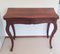 Antique Walnut Folding Console Table 1