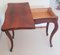 Antique Walnut Folding Console Table 2