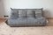 Set de Canapé 2 et 3 Places Togo en Velours Gris Éléphant par Michel Ducaroy pour Ligne Roset 5