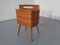 German Teak Sewing Box, 1950s, Image 3