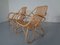 Large Italian Rattan & Bamboo Chairs, 1960s, Set of 2 16