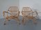 Large Italian Rattan & Bamboo Chairs, 1960s, Set of 2, Image 1