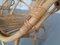 Sillas italianas grandes de ratán y bambú, años 60. Juego de 2, Imagen 15