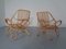 Grandes Chaises en Rotin & Bambou, Italie, 1960s, Set de 2 7