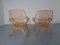 Große Italienische Rattan & Bambus Stühle, 1960er, 2er Set 10