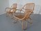 Grandes Chaises en Rotin & Bambou, Italie, 1960s, Set de 2 6