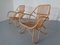 Large Italian Rattan & Bamboo Chairs, 1960s, Set of 2 6